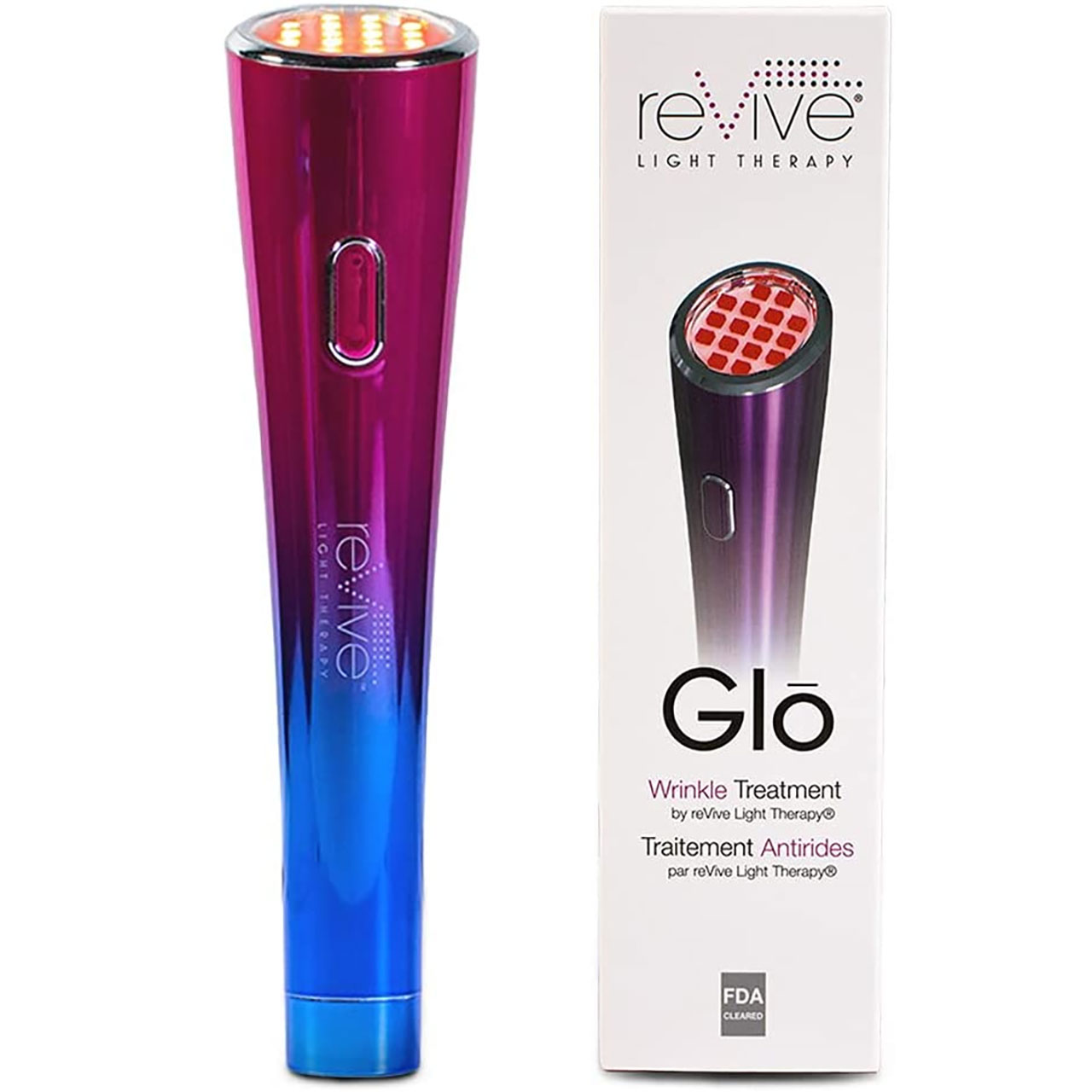 reVive Light Therapy Glo Wrinkle and Anti-Aging Light Therapy Device (RVGLO) Questions & Answers