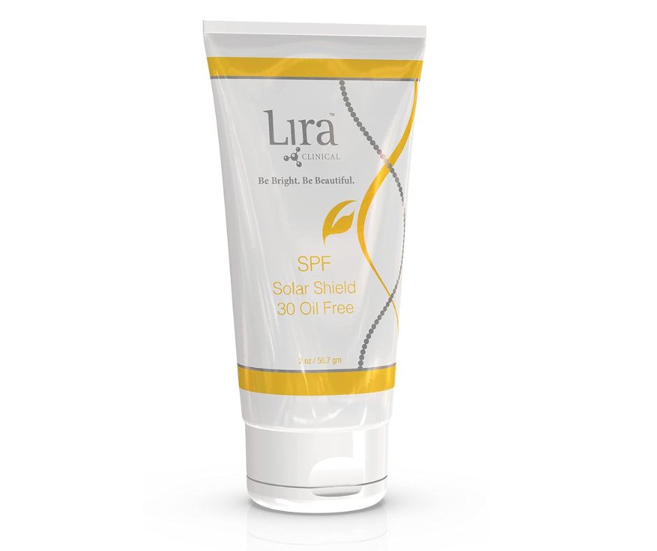 Lira Clinical SPF Solar Shield 30 Oil-Free with PSC - 2 oz Questions & Answers