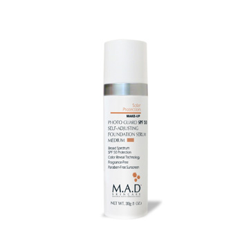 M.A.D Skincare Photo Guard SPF 50 Self-Adjusting Foundation Serum - 1 oz - Medium (800113) Questions & Answers