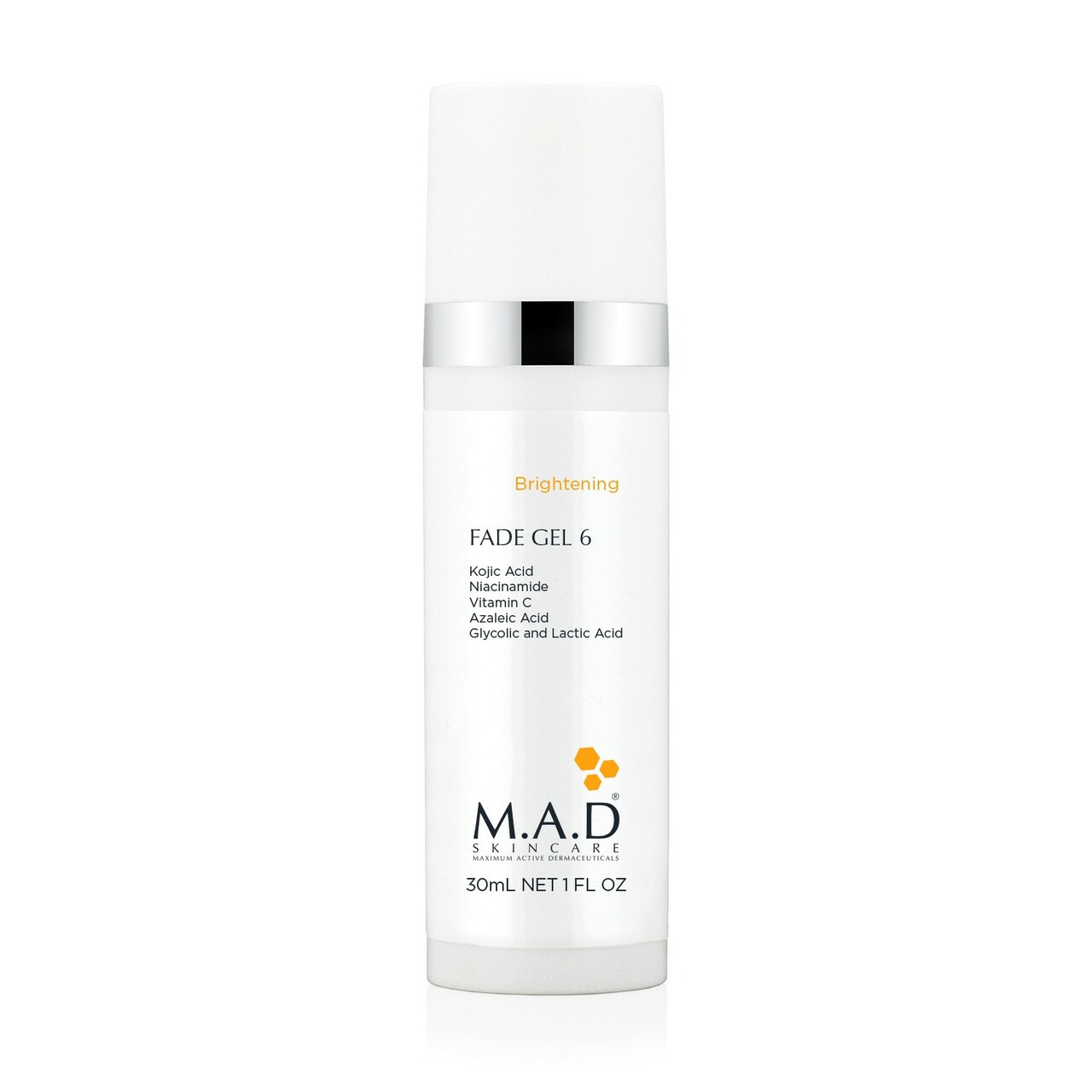 M.A.D Skincare Fade Gel 6 (Hydroquinone FREE) - 1 oz (500002) Questions & Answers