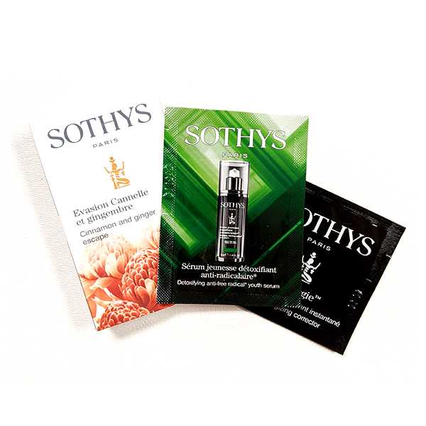 3 Sothys Free Samples - Limit One Package Per Order Questions & Answers