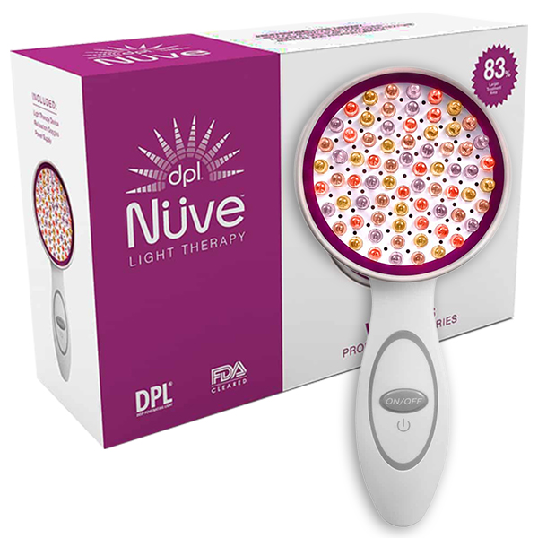 My DPL Nuve device shows only 4 nodules lighting up (red). Does this mean it doesn't treat anti-aging issues?: