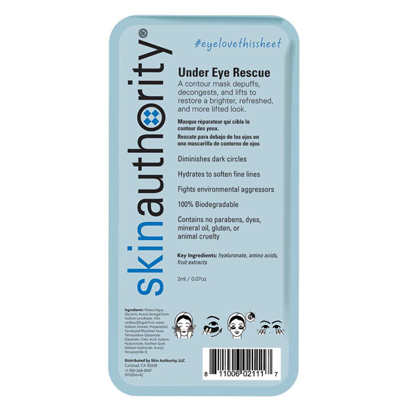 Skin Authority Under Eye Rescue Mask - 1 mask (51152) Questions & Answers
