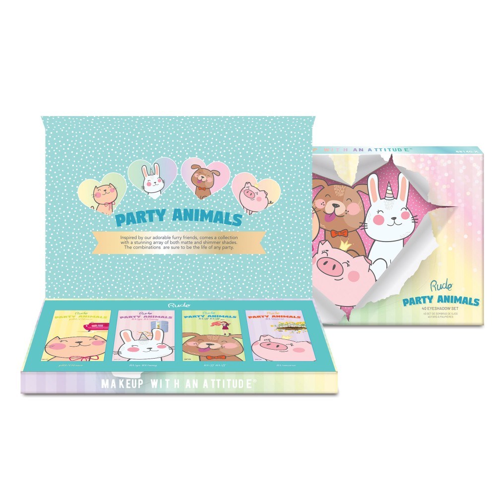 RUDE Party Animal 40 Eyeshadow Set Questions & Answers